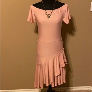 Super Sexy Ruffled Off Shoulder Dress